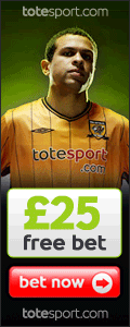 Totesport.com - 25 Free Bet